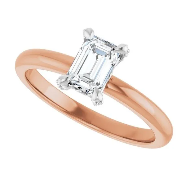 Claw-Prong Accented Engagement Ring Image 5 Jimmy Smith Jewelers Decatur, AL