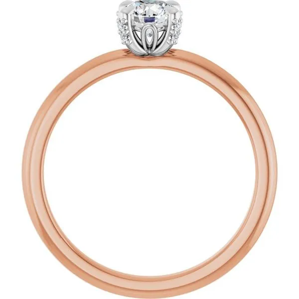 Claw-Prong Accented Engagement Ring Image 2 Futer Bros Jewelers York, PA