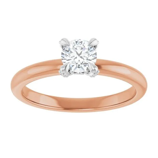 Claw-Prong Accented Engagement Ring Image 3 Shipley's Fine Jewelry Hampstead, MD