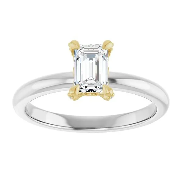 Claw-Prong Accented Engagement Ring Image 3 Mark Jewellers La Crosse, WI