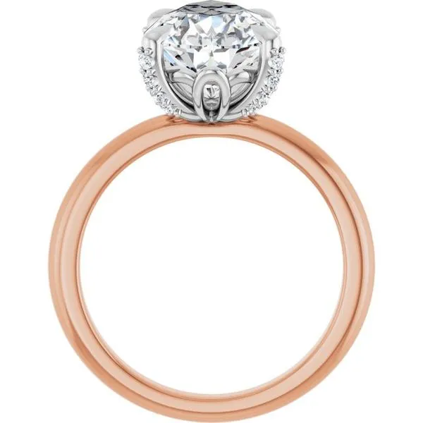 Claw-Prong Accented Engagement Ring Image 2 Shipley's Fine Jewelry Hampstead, MD