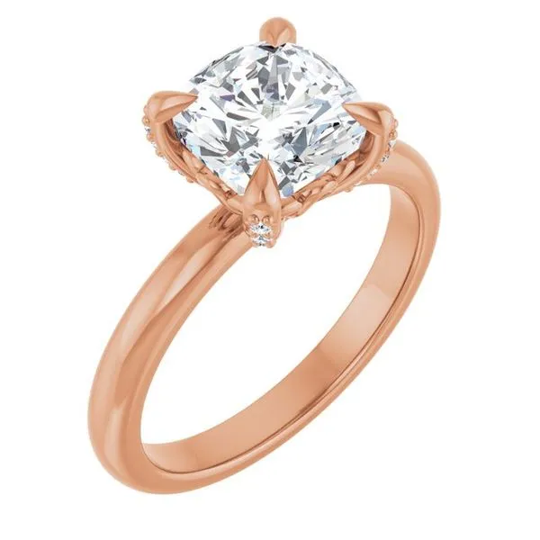 Claw-Prong Accented Engagement Ring Jimmy Smith Jewelers Decatur, AL