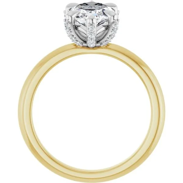 Claw-Prong Accented Engagement Ring Image 2 Shipley's Fine Jewelry Hampstead, MD