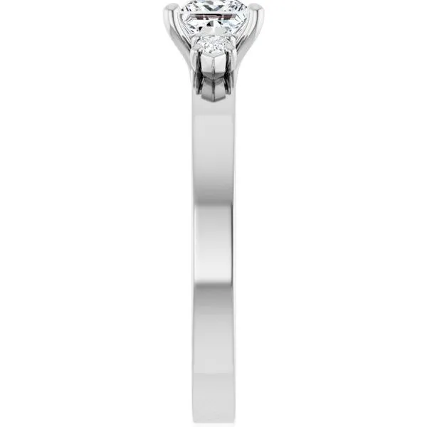 Three-Stone Engagement Ring Image 4 Austin's Fine Diamonds & Jewelry Lyndhurst, NJ