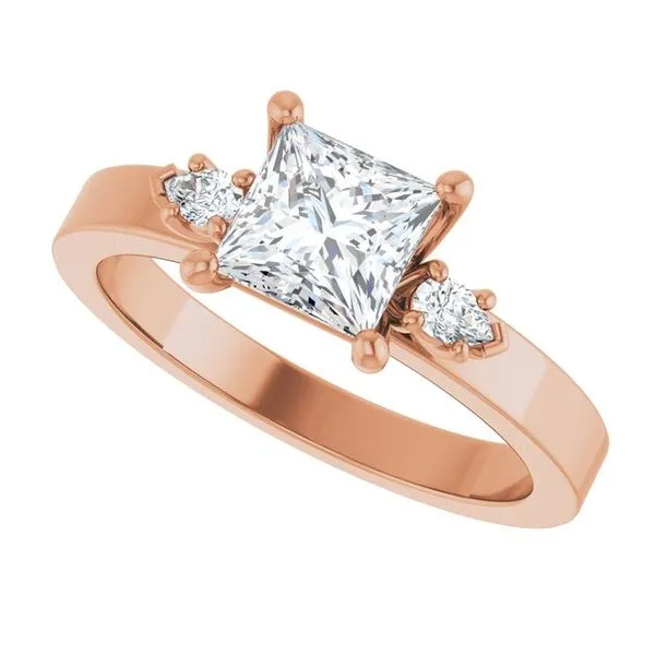 Three-Stone Engagement Ring Image 5 Northwood Jewelers Northwood, OH