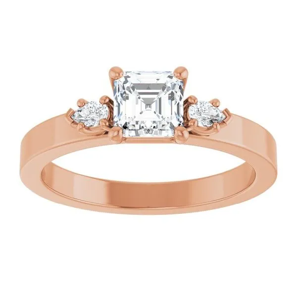 Three-Stone Engagement Ring Image 3 The Ring Austin Round Rock, TX