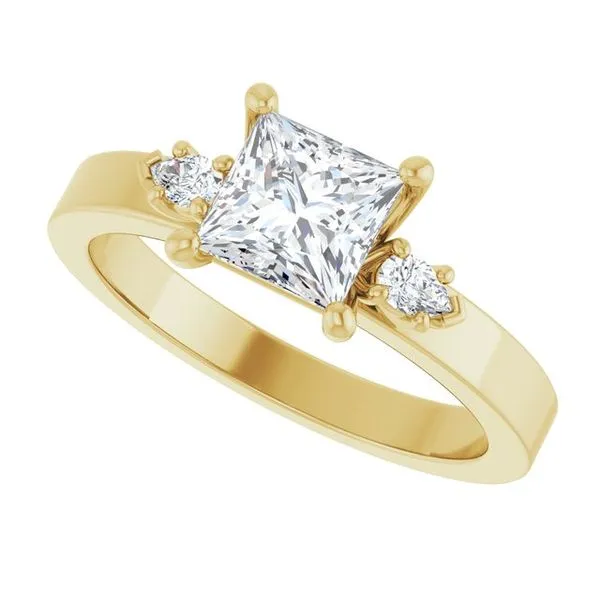 Three-Stone Engagement Ring Image 5 Rox Atlanta Jewelers Decatur, GA