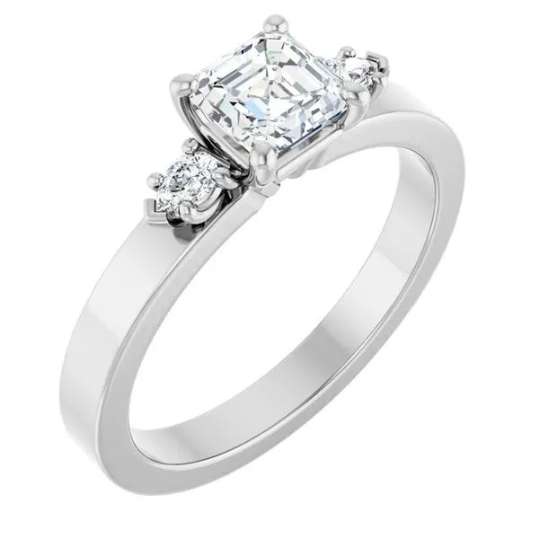 Three-Stone Engagement Ring Jimmy Smith Jewelers Decatur, AL