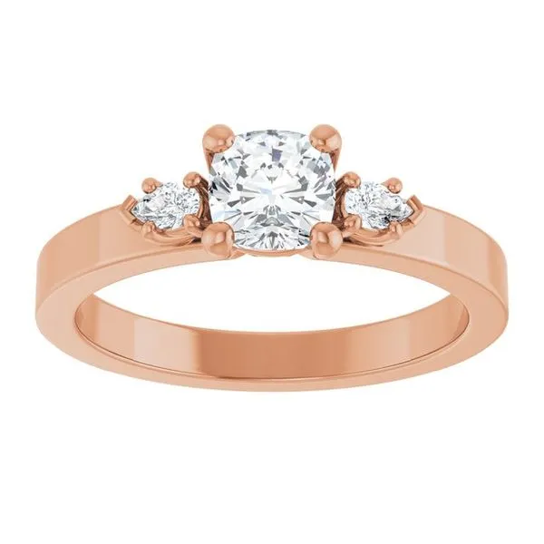 Three-Stone Engagement Ring Image 3 The Ring Austin Round Rock, TX