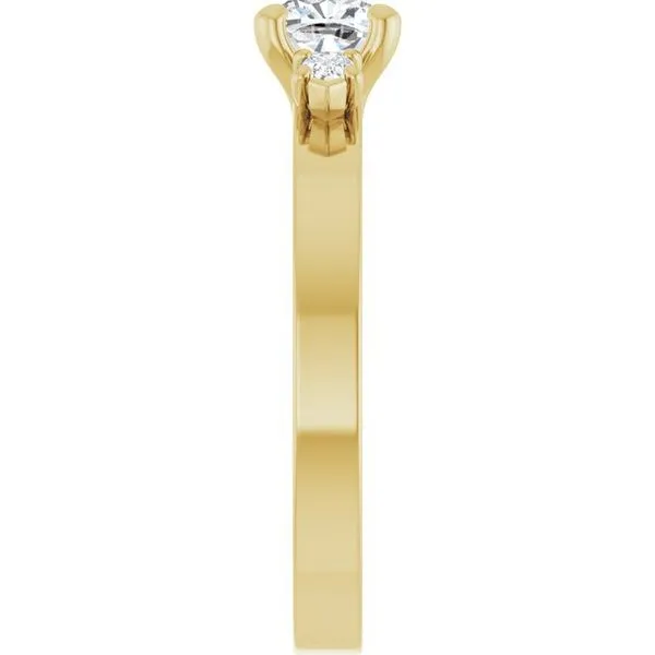 Three-Stone Engagement Ring Image 4 The Ring Austin Round Rock, TX