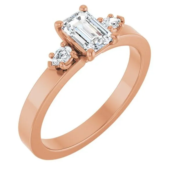 Three-Stone Engagement Ring Arezzo Jewelers Elmwood Park, IL