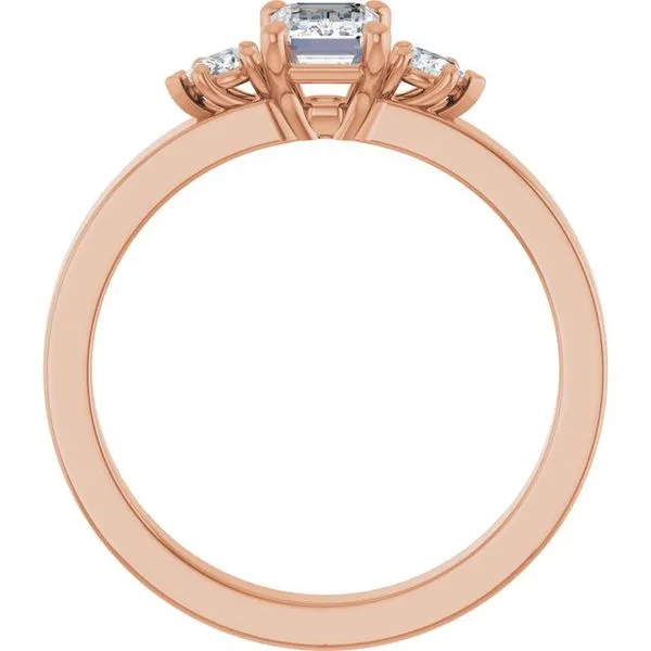 Three-Stone Engagement Ring Image 2 Arezzo Jewelers Elmwood Park, IL