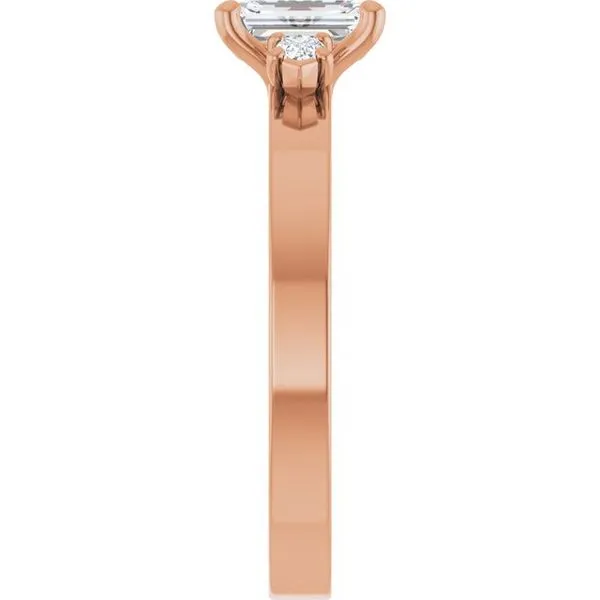 Three-Stone Engagement Ring Image 4 Northwood Jewelers Northwood, OH