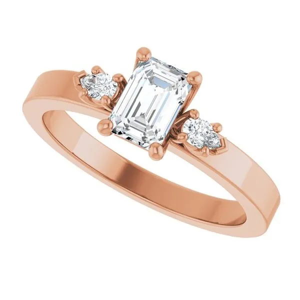 Three-Stone Engagement Ring Image 5 The Ring Austin Round Rock, TX