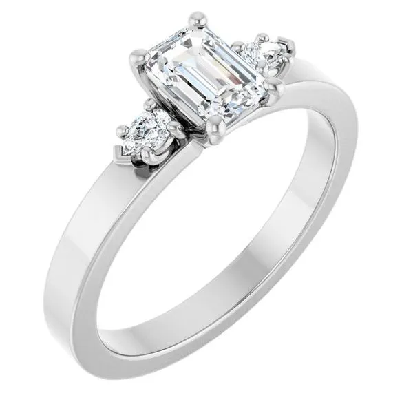 Three-Stone Engagement Ring Clater Jewelers Louisville, KY