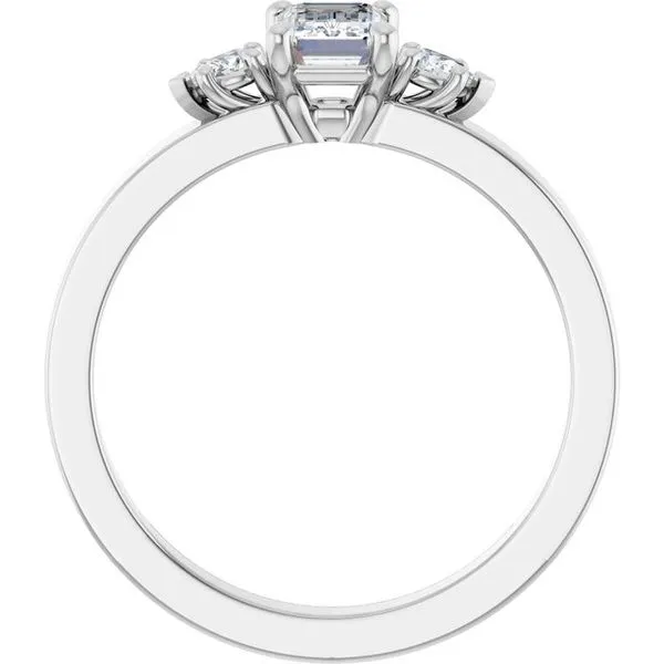 Three-Stone Engagement Ring Image 2 Northwood Jewelers Northwood, OH