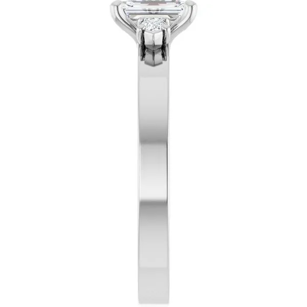 Three-Stone Engagement Ring Image 4 Clater Jewelers Louisville, KY