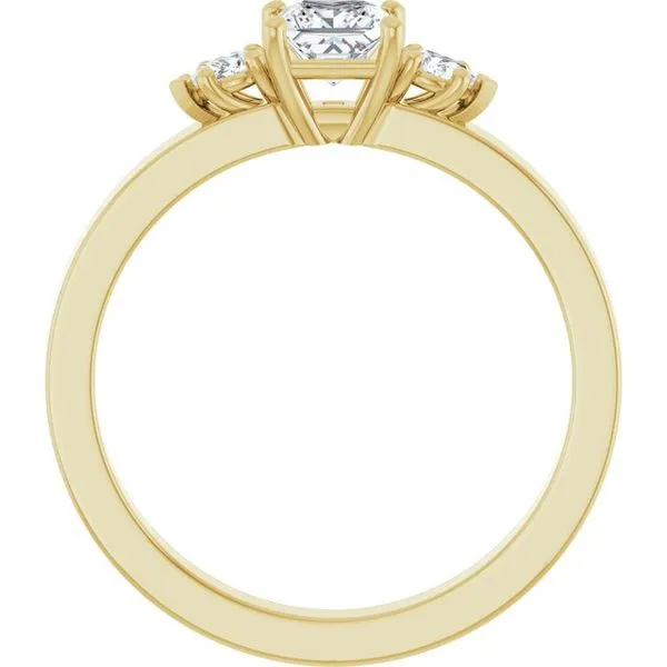 Three-Stone Engagement Ring Image 2 Austin's Fine Diamonds & Jewelry Lyndhurst, NJ
