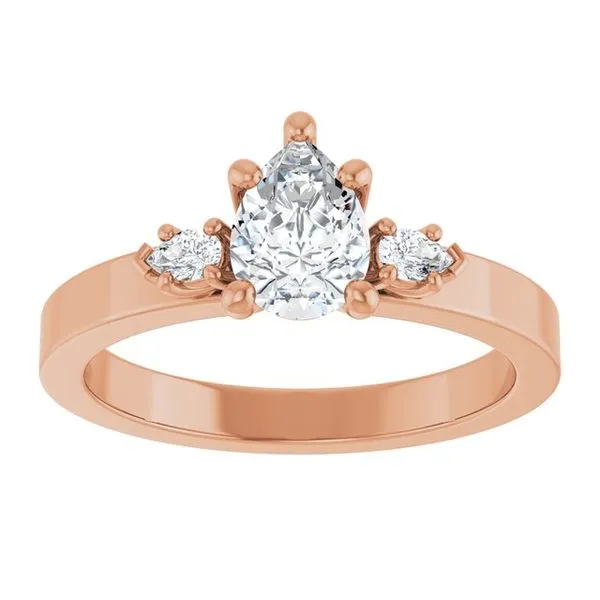 Three-Stone Engagement Ring Image 3 The Ring Austin Round Rock, TX