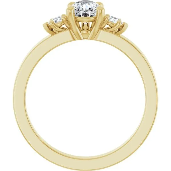 Three-Stone Engagement Ring Image 2 Northwood Jewelers Northwood, OH