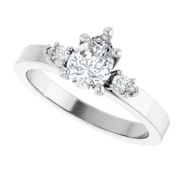 Three-Stone Engagement Ring Image 5 The Ring Austin Round Rock, TX