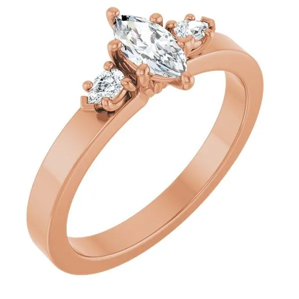 Three-Stone Engagement Ring Clater Jewelers Louisville, KY