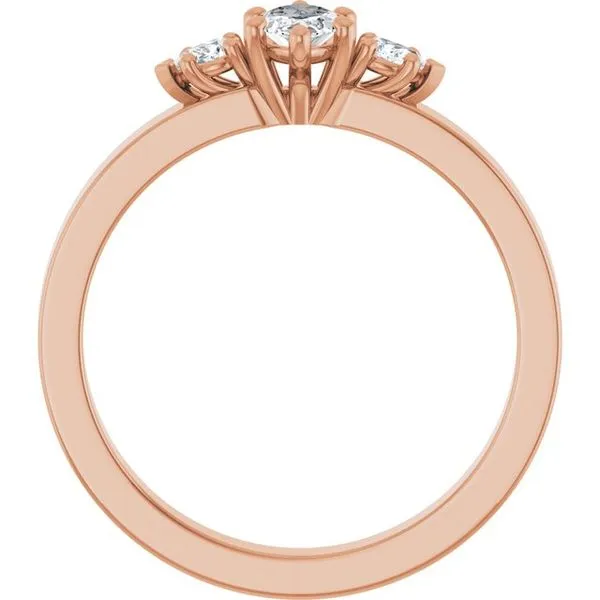 Three-Stone Engagement Ring Image 2 Clater Jewelers Louisville, KY