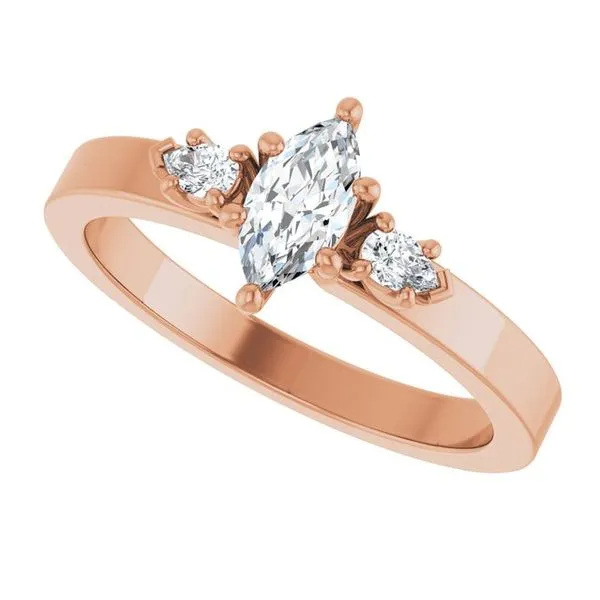 Three-Stone Engagement Ring Image 5 The Ring Austin Round Rock, TX