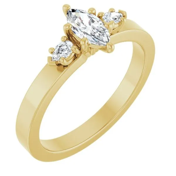 Three-Stone Engagement Ring Northwood Jewelers Northwood, OH