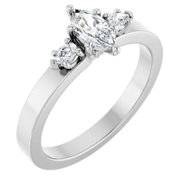 Three-Stone Engagement Ring Arezzo Jewelers Elmwood Park, IL