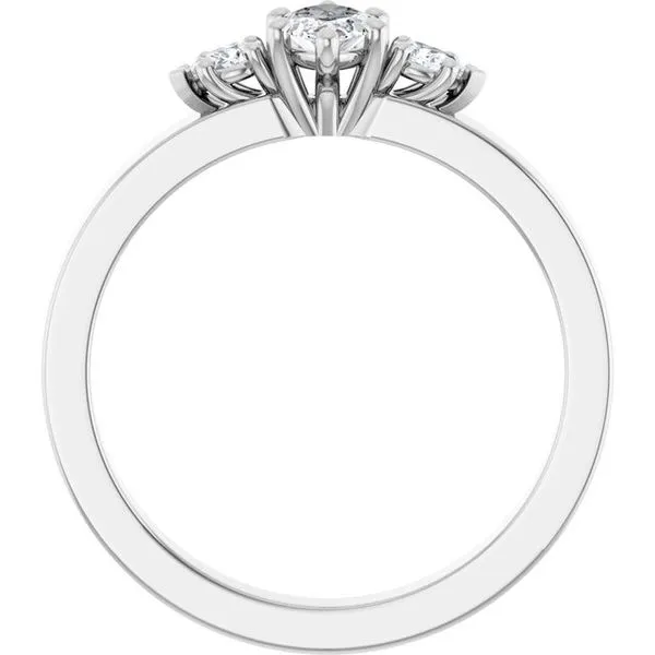 Three-Stone Engagement Ring Image 2 The Ring Austin Round Rock, TX