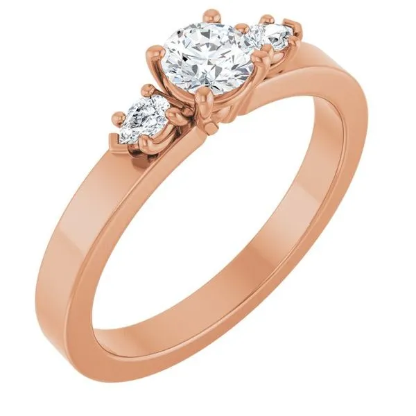 Three-Stone Engagement Ring Northwood Jewelers Northwood, OH