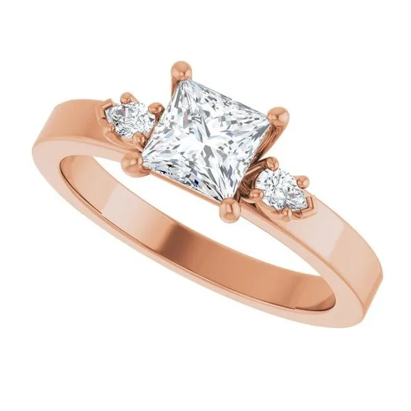 Three-Stone Engagement Ring Image 5 Clater Jewelers Louisville, KY