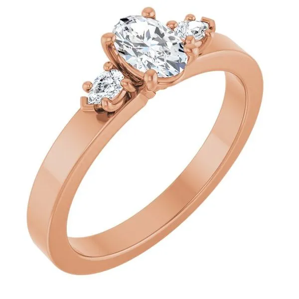 Three-Stone Engagement Ring Northwood Jewelers Northwood, OH