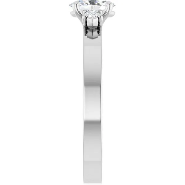 Three-Stone Engagement Ring Image 4 Clater Jewelers Louisville, KY