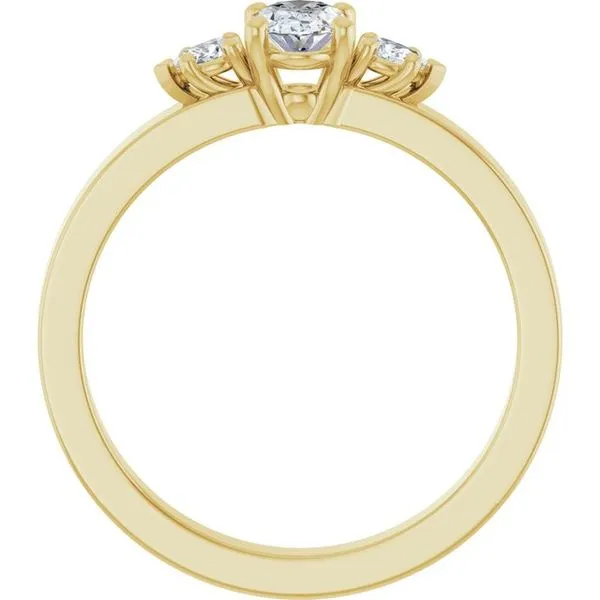 Three-Stone Engagement Ring Image 2 The Ring Austin Round Rock, TX