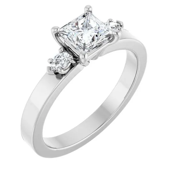 Three-Stone Engagement Ring Rox Atlanta Jewelers Decatur, GA