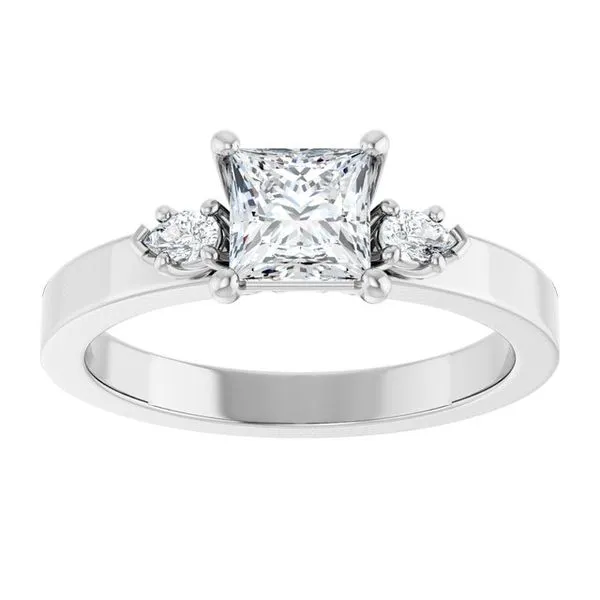 Three-Stone Engagement Ring Image 3 Rox Atlanta Jewelers Decatur, GA