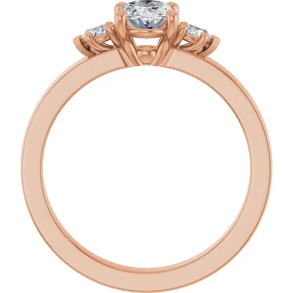 Three-Stone Engagement Ring Image 2 Jimmy Smith Jewelers Decatur, AL