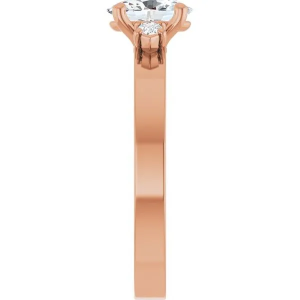 Three-Stone Engagement Ring Image 4 Clater Jewelers Louisville, KY