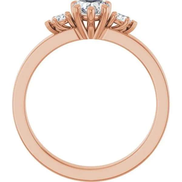 Three-Stone Engagement Ring Image 2 Northwood Jewelers Northwood, OH