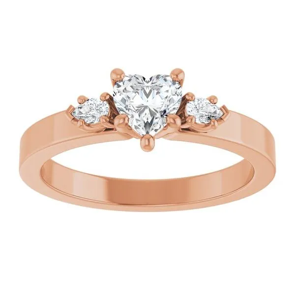 Three-Stone Engagement Ring Image 3 The Ring Austin Round Rock, TX