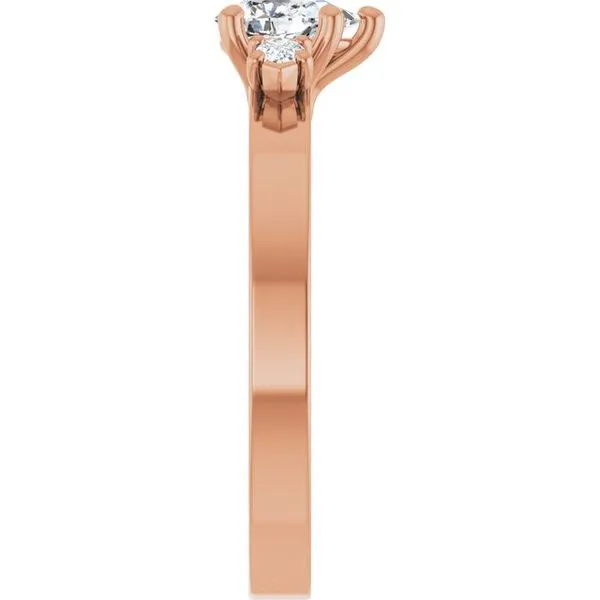 Three-Stone Engagement Ring Image 4 Clater Jewelers Louisville, KY