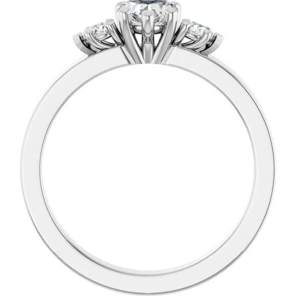 Three-Stone Engagement Ring Image 2 Clater Jewelers Louisville, KY