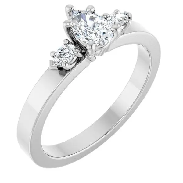 Three-Stone Engagement Ring Jimmy Smith Jewelers Decatur, AL