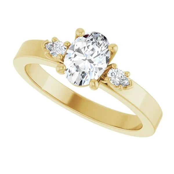 Three-Stone Engagement Ring Image 5 The Ring Austin Round Rock, TX