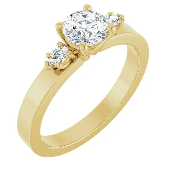 Three-Stone Engagement Ring Clater Jewelers Louisville, KY