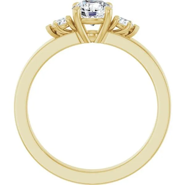 Three-Stone Engagement Ring Image 2 The Ring Austin Round Rock, TX