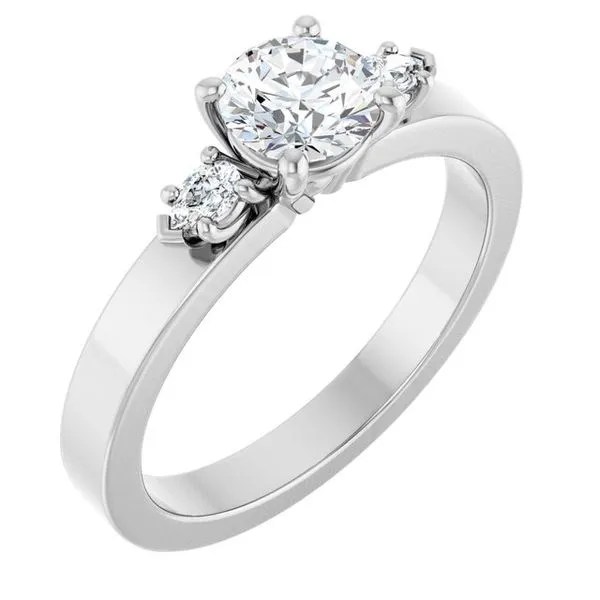 Three-Stone Engagement Ring Northwood Jewelers Northwood, OH