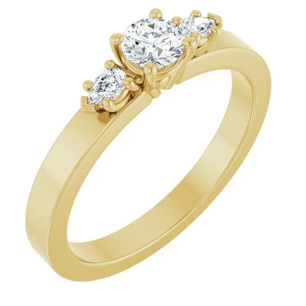 Three-Stone Engagement Ring Northwood Jewelers Northwood, OH